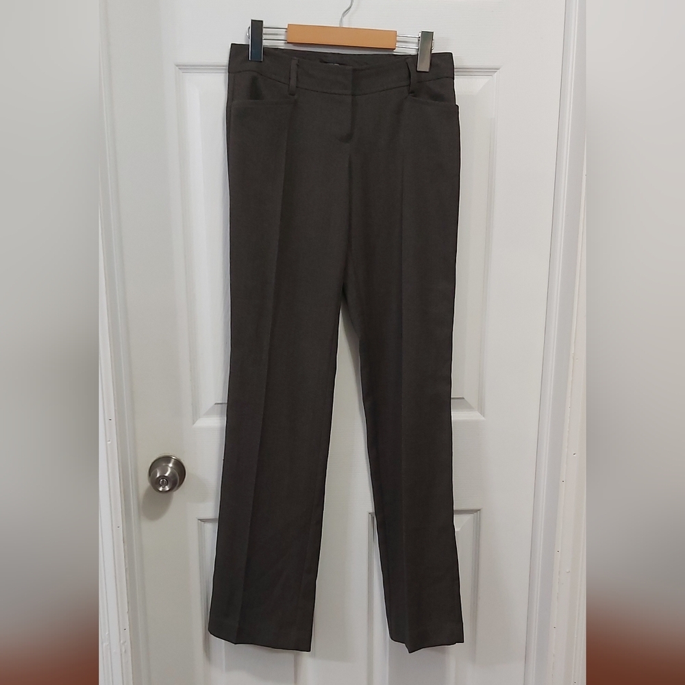 Jacob herringbone dress pant in a grey colour with pockets, size 2